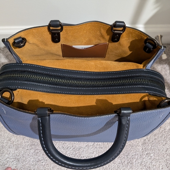 Coach Rogue 30 Bag in Colorblock Washed Chambray - Picture 5 of 13